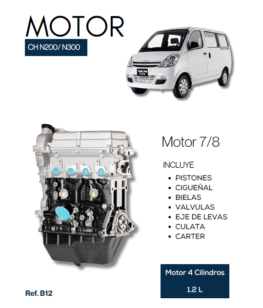 Motor Chevrolet N200/N300 - 